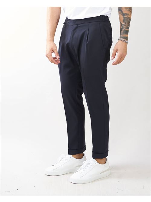 Riviera virgin wool trousers with elastic waist Low Brand LOW BRAND |  | L1PFW23246675E044